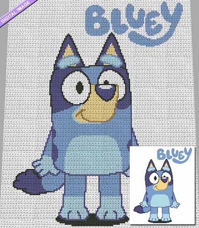 Bluey Heeler Crochet Pattern